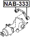 NAB-333 - DIFFERENTIAL MOUNT BUSHING