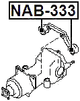 NAB-333 - DIFFERENTIAL MOUNT BUSHING