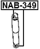 NAB-349 - BUSHING, REAR SHOCK ABSORBER