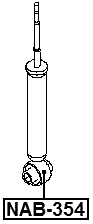 NAB-354 - BUSHING, REAR SHOCK ABSORBER