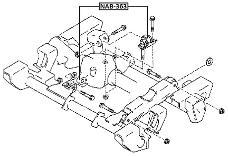NAB-363 - DIFFERENTIAL MOUNT BUSHING