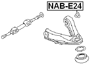 NAB-E24 - BUSHING, FRONT UPPER CONTROL ARM
