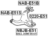 NAB-E51B - REAR BUSHING, FRONT CONTROL ARM