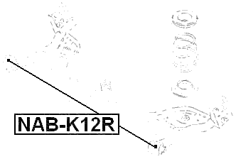 NAB-K12R - REAR CROSSMEMBER BUSHING