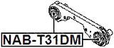 NAB-T31DM - DIFFERENTIAL MOUNT BUSHING