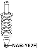 NAB-Y62F - FRONT SHOCK ABSORBER BUSHING