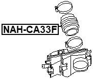 NAH-CA33 - AIR CLEANER HOSE