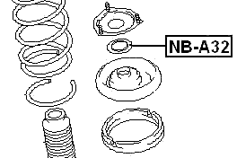 NB-A32 - FRONT SHOCK ABSORBER BEARING
