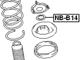 NB-B14 - FRONT SHOCK ABSORBER BEARING