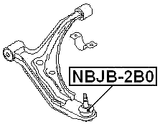 NBJB-2B0 - BALL JOINT BOOT 27X20X16