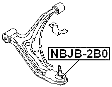 NBJB-2B0 - BALL JOINT BOOT 27X20X16