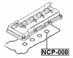 NCP-008 - SEAL RING, SPARK PLUG TUBE