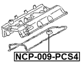 NCP-009-PCS4 - SEAL RING, SPARK PLUG TUBE KIT PCS 4