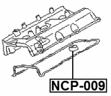 NCP-009 - SEAL RING, SPARK PLUG TUBE