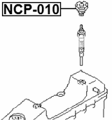 NCP-010 - SEAL RING, SPARK PLUG TUBE
