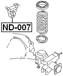 ND-007 - REAR SHOCK ABSORBER JOUNCE BUMPER