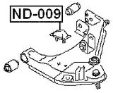 ND-009 - FRONT SHOCK ABSORBER JOUNCE BUMPER