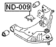 ND-009 - FRONT SHOCK ABSORBER JOUNCE BUMPER