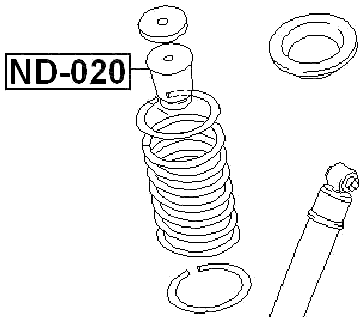 ND-020 - REAR SHOCK ABSORBER JOUNCE BUMPER