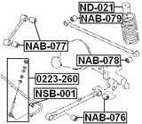 ND-021 - REAR SHOCK ABSORBER JOUNCE BUMPER