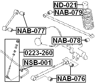 ND-021 - REAR SHOCK ABSORBER JOUNCE BUMPER