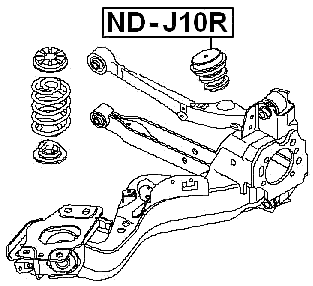 ND-J10R - REAR SHOCK ABSORBER JOUNCE BUMPER