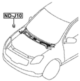 ND-J10 - BUMPER HOOD