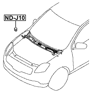 ND-J10 - BUMPER HOOD