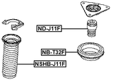 ND-J11F - FRONT SHOCK ABSORBER JOUNCE BUMPER