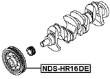 NDS-HR16DE - CRANKSHAFT PULLEY HR16DE