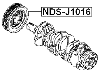 NDS-J1016 - CRANKSHAFT PULLEY