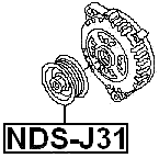 NDS-J31 - ALTERNATOR PULLEY