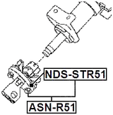 NDS-STR51 - STEERING SHAFT COUPLING