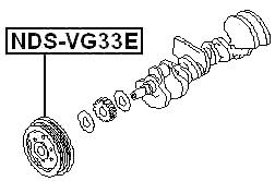 NDS-VG33E - CRANKSHAFT PULLEY VG33E