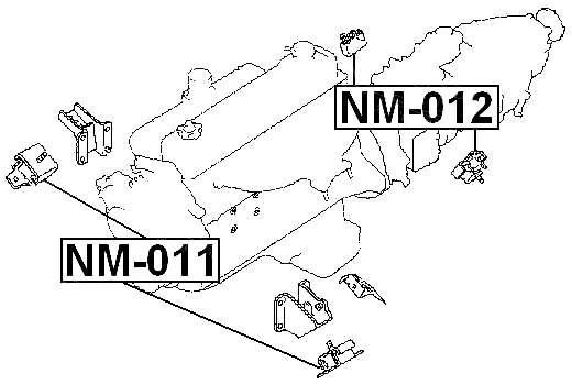 NM-011 - FRONT ENGINE MOUNT