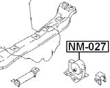 NM-027 - LEFT ENGINE MOUNT MT