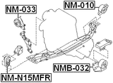 NM-033 - RIGHT ENGINE MOUNT