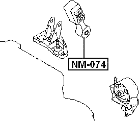 NM-074 - REAR ENGINE MOUNT
