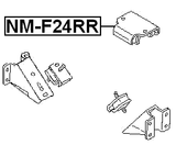 NM-F24RR - REAR ENGINE MOUNT