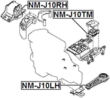 NM-J10TM - TRANSMISSION MOUNT