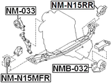 NM-N15RR - REAR ENGINE MOUNT