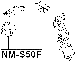 NM-S50F - FRONT ENGINE MOUNT (HYDRO)