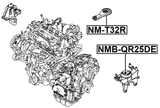 NM-T32R - REAR ENGINE MOUNT