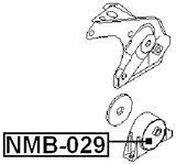 NMB-029 - REAR ENGINE MOUNT BUSHING