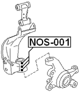 NOS-001 - SUSPENSION ARM REPAIR KIT 3 PCS