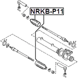 NRKB-P11 - STEERING GEAR BOOT
