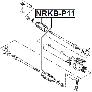 NRKB-P11 - STEERING GEAR BOOT