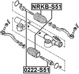NRKB-S51 - STEERING GEAR BOOT