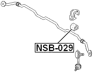 NSB-029 - FRONT STABILIZER BAR BUSH D26