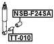 NSB-F24SA - FRONT SHOCK ABSORBER BUSHING